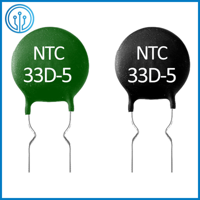 Rezystory termistorowe NTC 33D-5 0,5A 33 Ohm Ogranicznik prądu rozruchowego Czujniki temperatury 50D-5