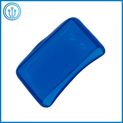 5x20mm szklana, ceramiczna przezroczysta, 30A osłona bezpiecznika z PVC, niebieska blokada bezpiecznika ROHS